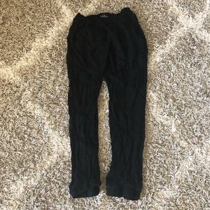 American eagle black cotton joggers